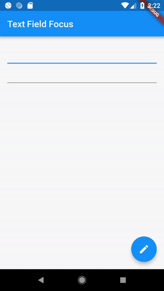 Focus and text fields | Flutter