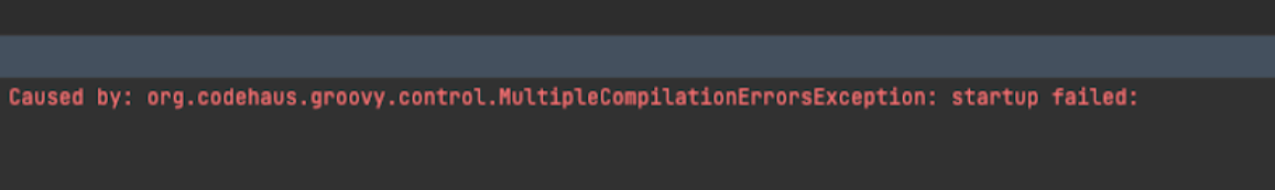 Error dialog in Android Studio Flamingo: MultipleCompilationErrorsException