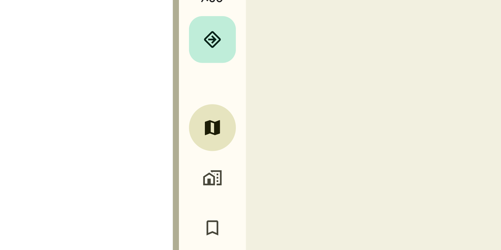 Rendered image or visualization of the Navigation rail widget.